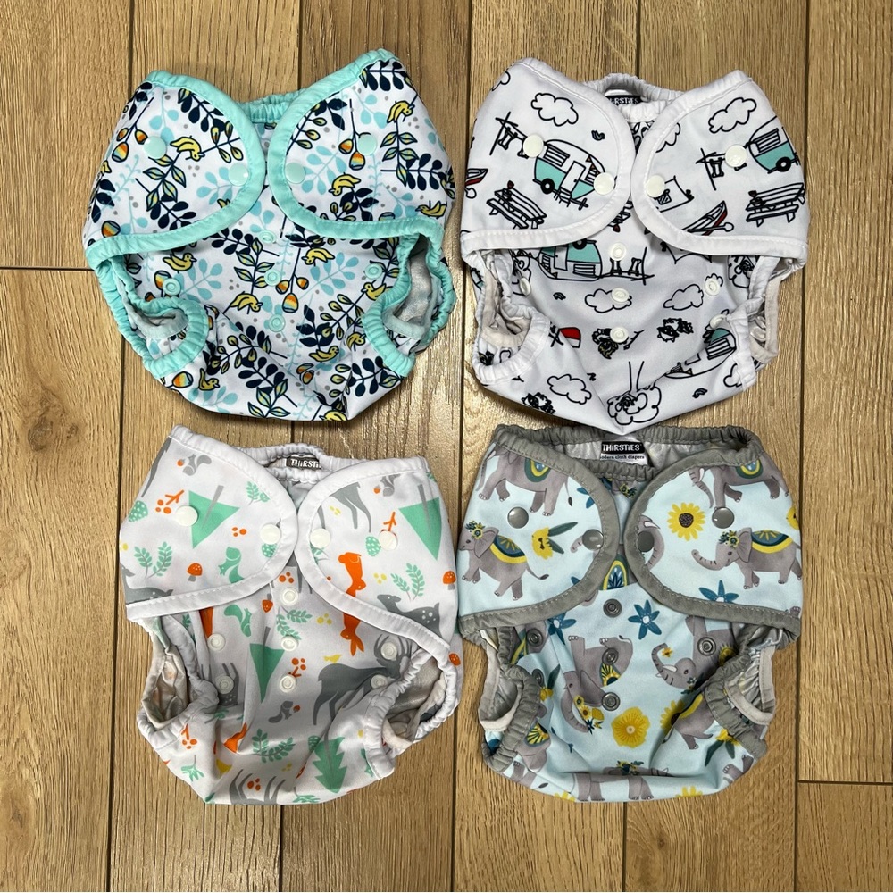 Set of 4 Thirsties Diaper Covers